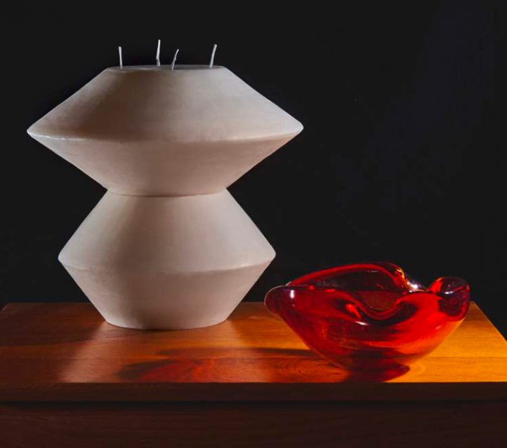 Very big candle by Hélène DM - N° 019