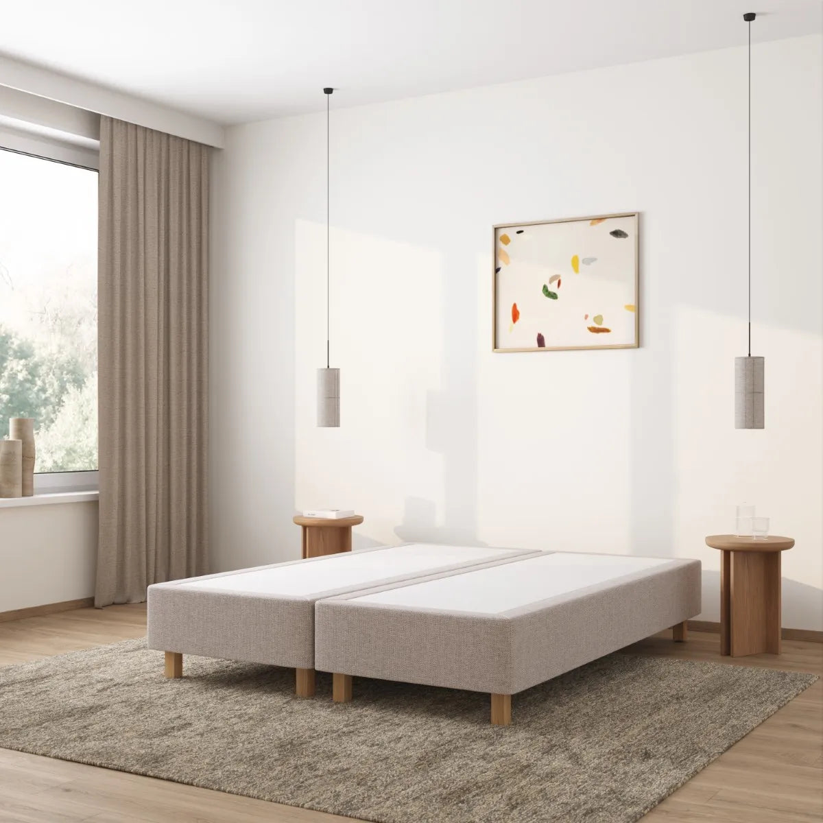 Hiboo bed - Bloq beige