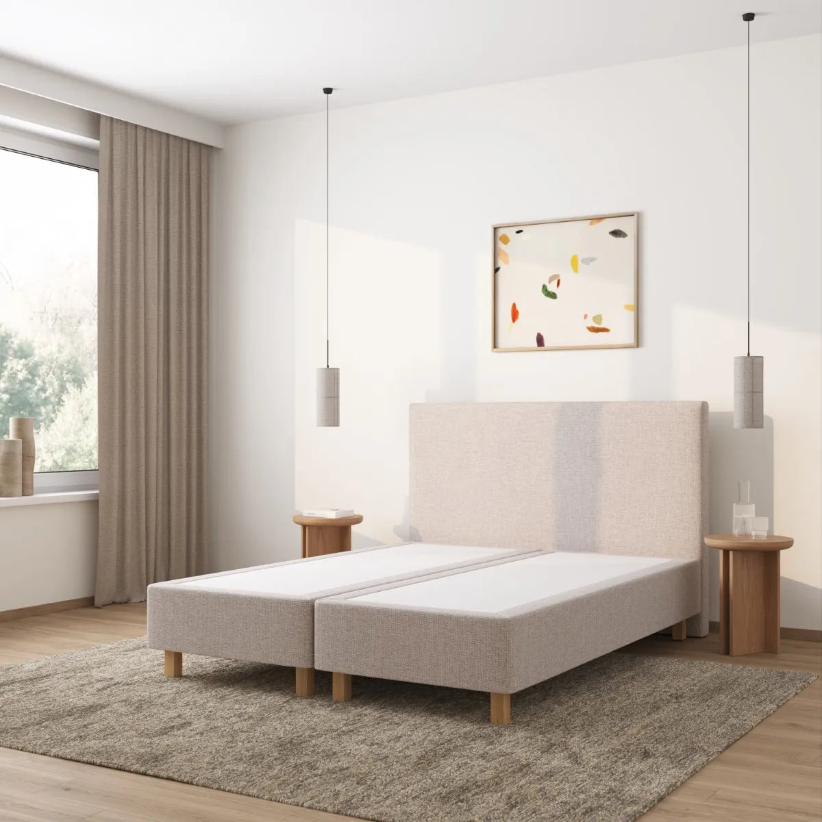 Hiboo bed - Bloq beige