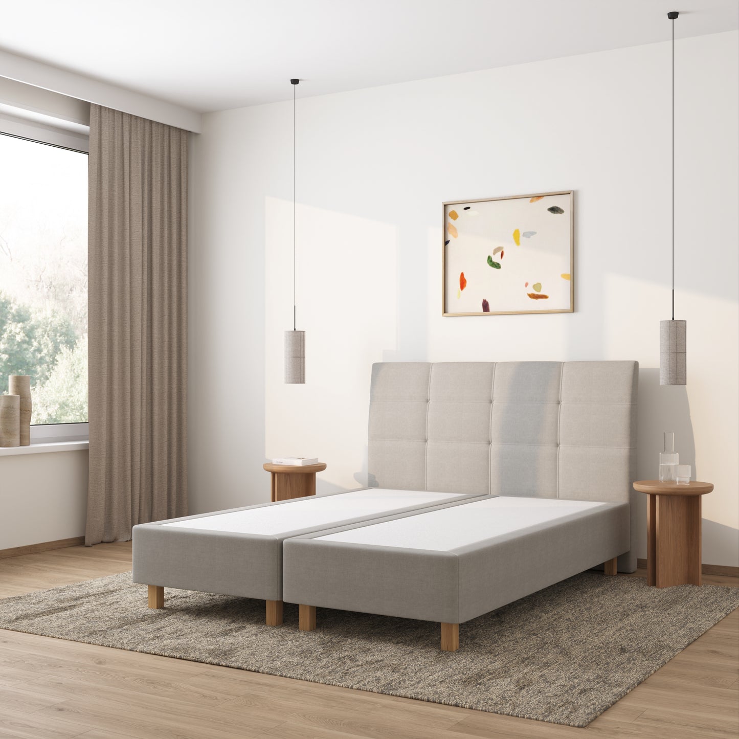 Lit Hiboo - Cape natural