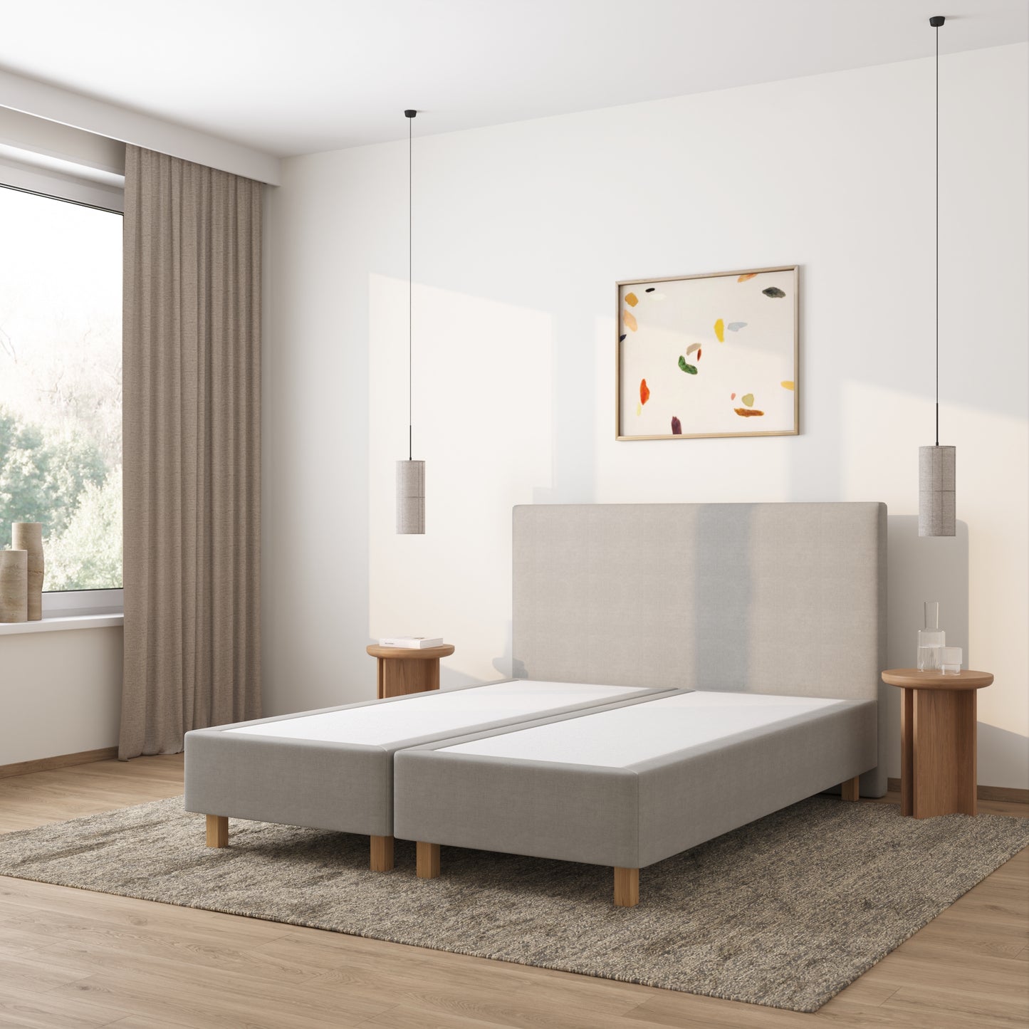 Lit Hiboo - Cape natural