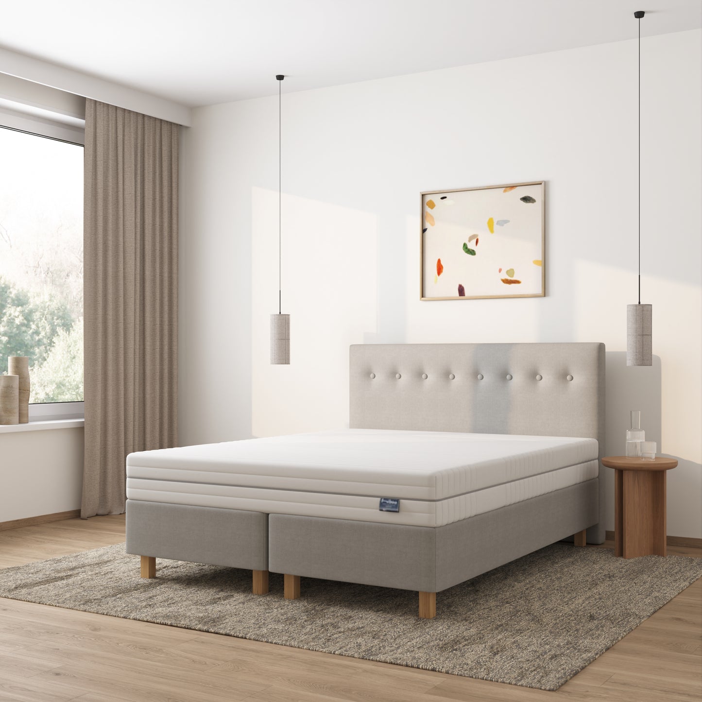 Lit Hiboo - Cape natural