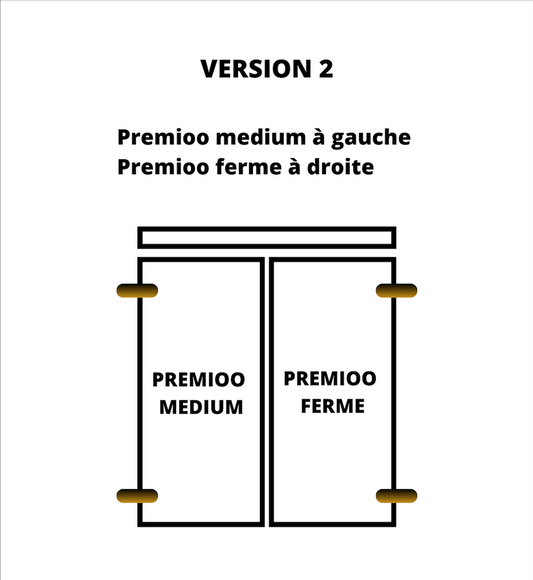 Premioo two-piece medium/firm