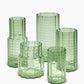 Serax - Vase 01 Green Transparant Waves by Ruben Deriemaeker