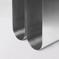 Curved Side Table | Stainless Steel by Kristina Dam Studio
